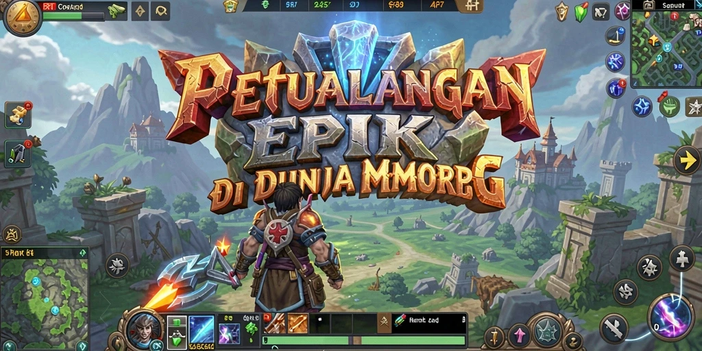 Screenshot gameplay 5RT yang menunjukkan aksi seru di dunia MMORPG.