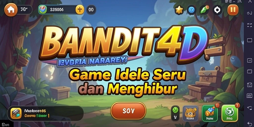 Tampilan gameplay BANDIT4D yang menawan dan menghibur para pemain.