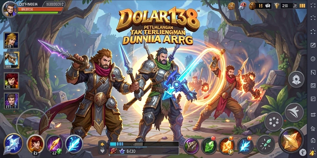 Tampilan gameplay DOLAR138 yang menegangkan dalam pertempuran ARPG.