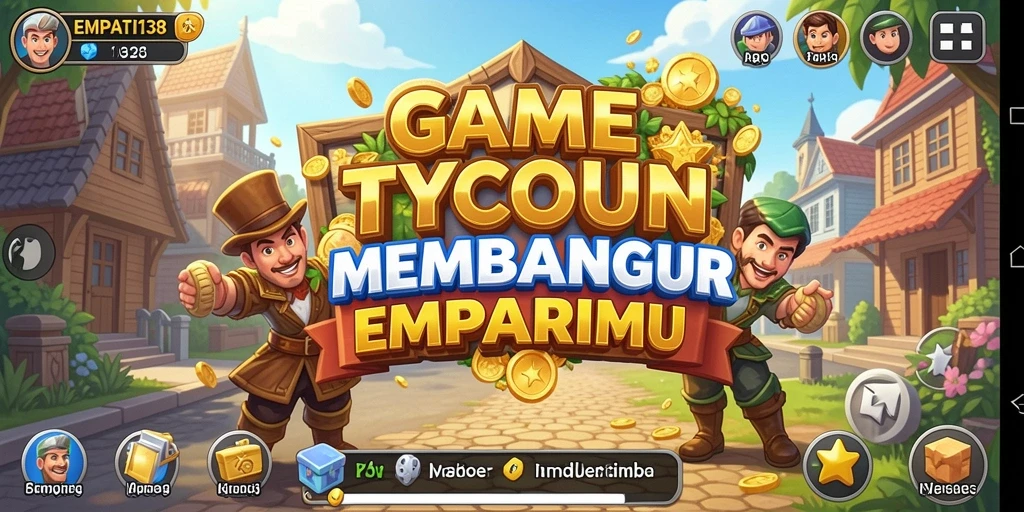 Screenshot menunjukkan gameplay Tycoon yang menarik di EMPATI138.