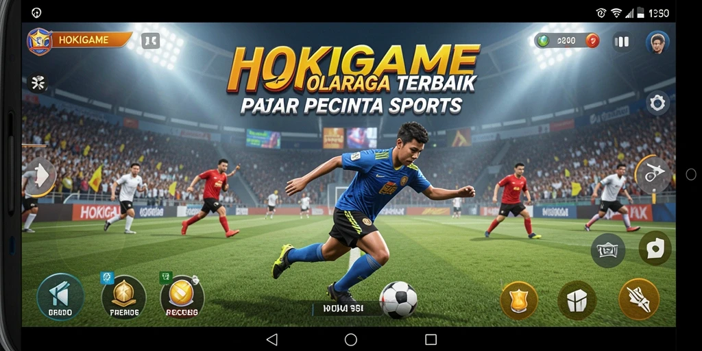 Tampilan seru dari gameplay HOKIGAME yang memukau.