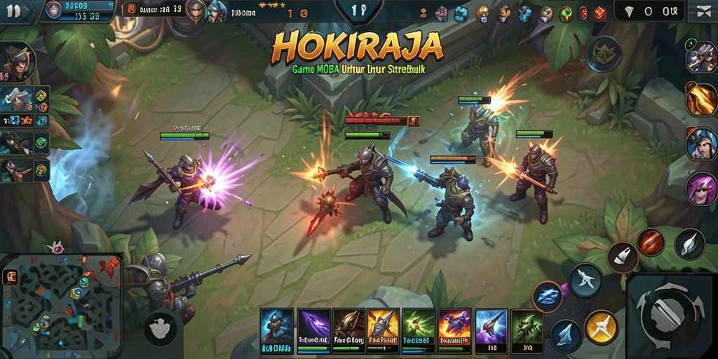 Tampilan gameplay HOKIRAJA yang mendebarkan dan menarik.