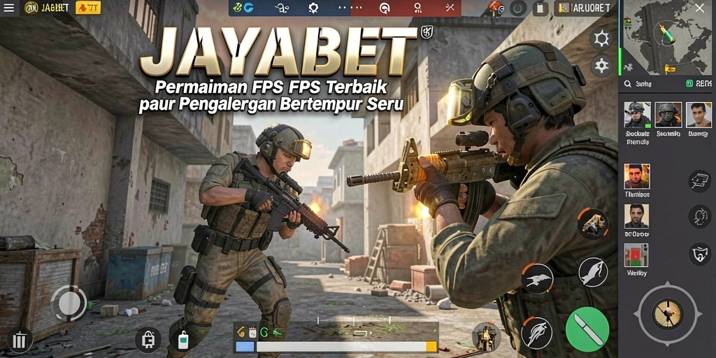 Screenshot gameplay JAYABET menampilkan aksi tembak-menembak yang mendebarkan.