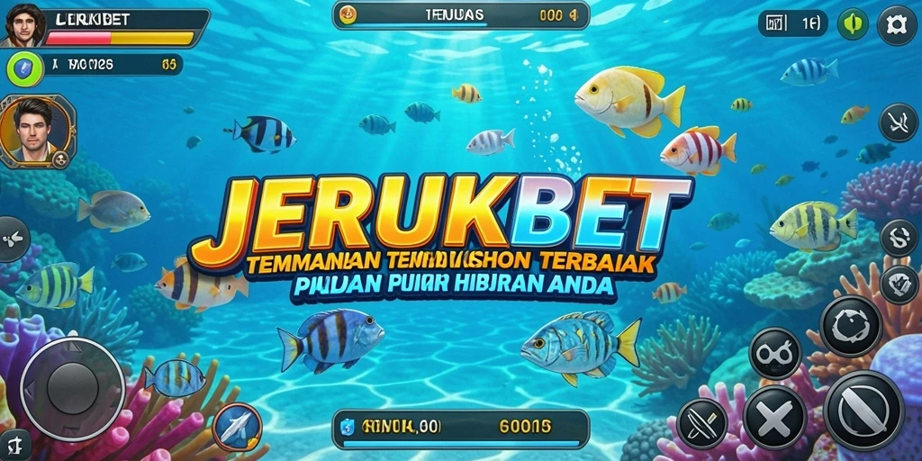 Tampilan grafis menawan dalam gameplay Tembak Ikan JERUKBET.