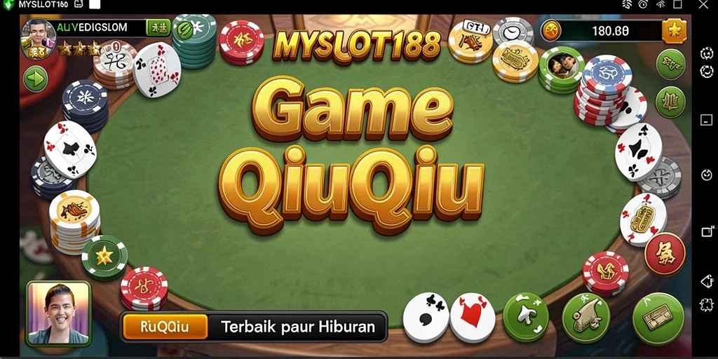 Tampilan gameplay QiuQiu yang menarik dan interaktif.