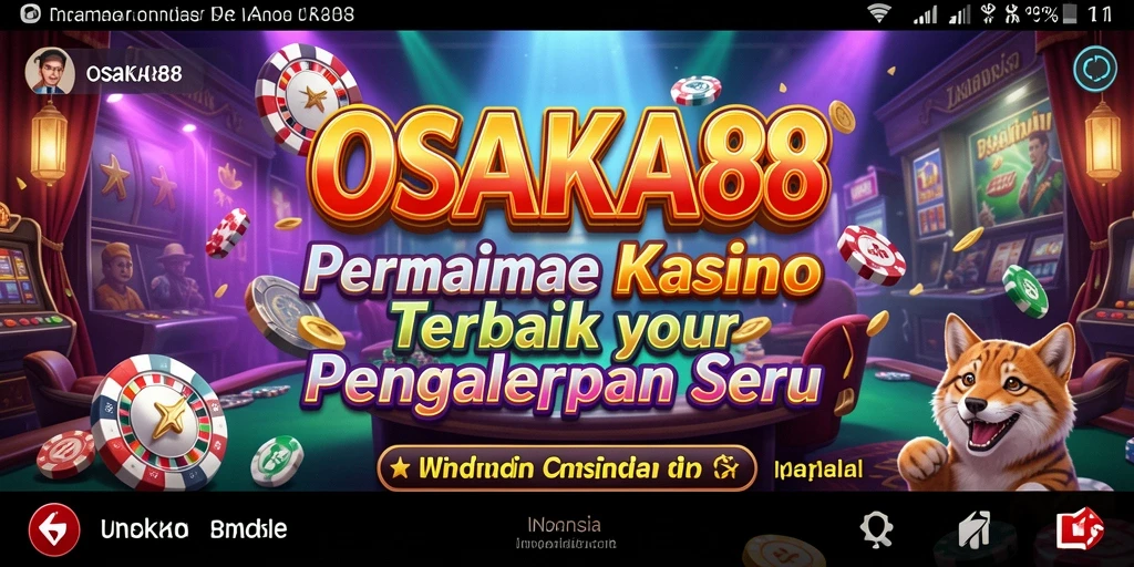 Tampilan seru dari permainan kasino OSAKA88 yang memukau.