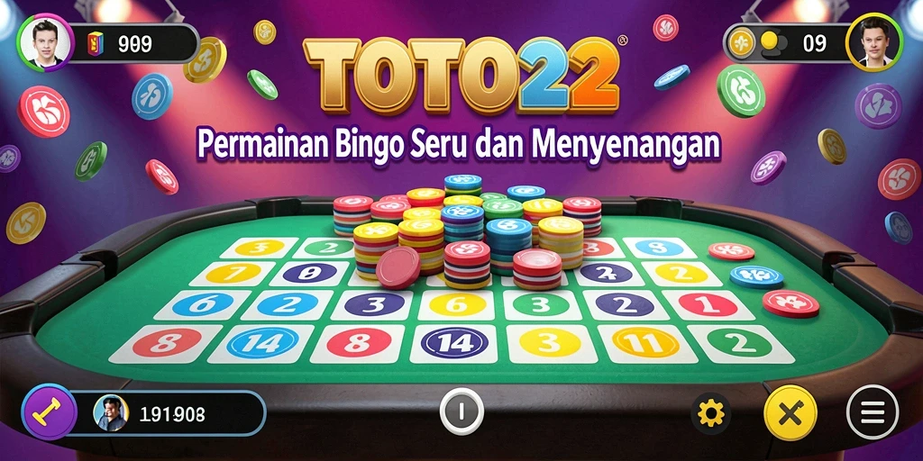 Screenshot dari gameplay Bingo TOTO22 yang menampilkan keseruan permainan.