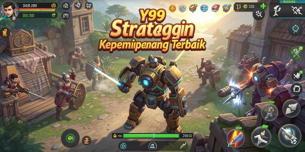 Tampilan menarik dari gameplay strategi Y89 yang mengasyikkan.